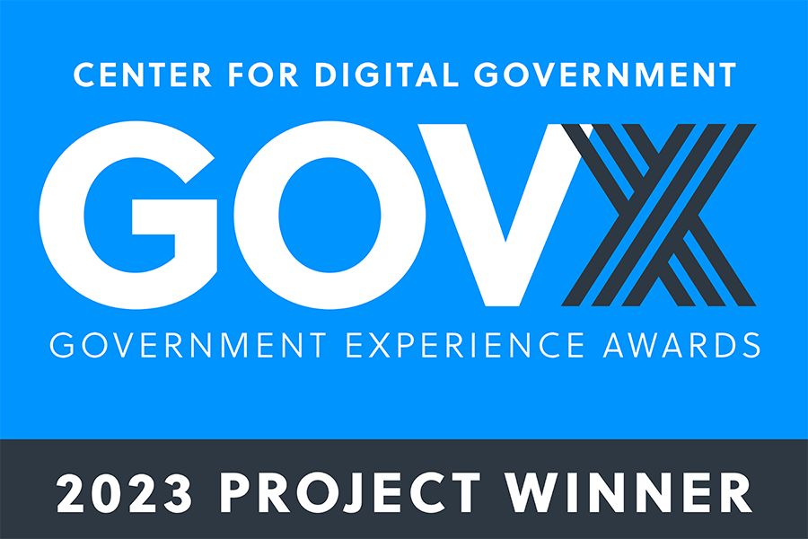 2023 GovX Project Winner Badge